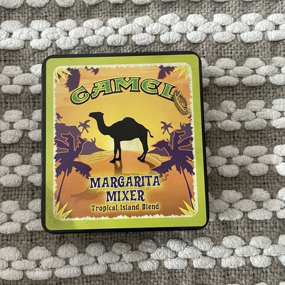 Camel Cigarette Tin Margarita Mixer Tropical Island Blend - Picture 1 of 3